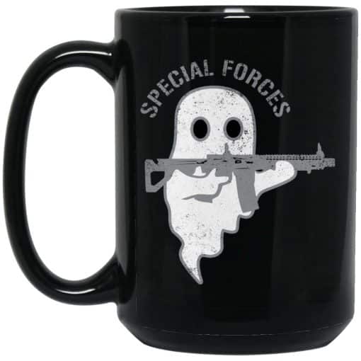 Special Forces 15 oz. Black Mug