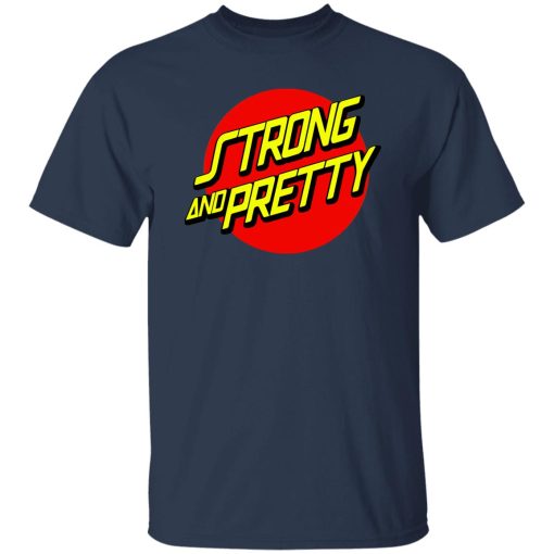 Strong And Pretty Lifestyle T-Shirt Navy
