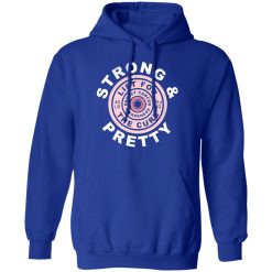 Strong And Pretty Lift For The Cure Hoodie Royal