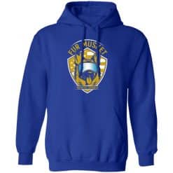 The Fat Electrician Fur Musket Hoodie Royal