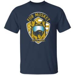 The Fat Electrician Fur Musket T-Shirt Navy