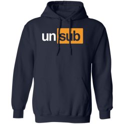Unsubscribe Podcast Subhub Hoodie Navy