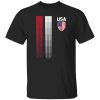 National America Flag USA American Football Fan Soccer Team Shirt