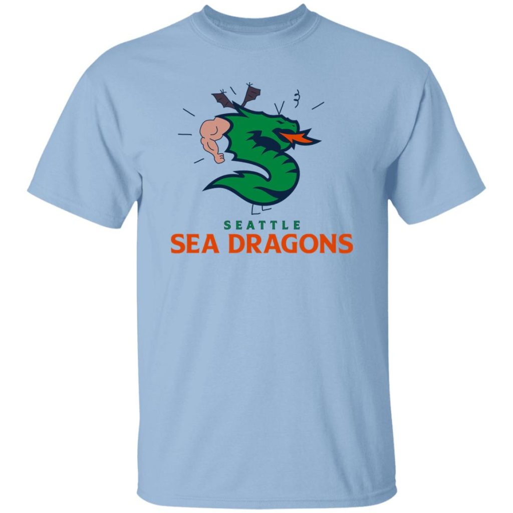 Seattle Sea Dragons Roster XFL Football Logo Shirt
