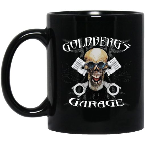 Goldberg Skull And Pistons Mug