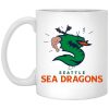 Seattle Sea Dragons Roster XFL Football Logo Mug