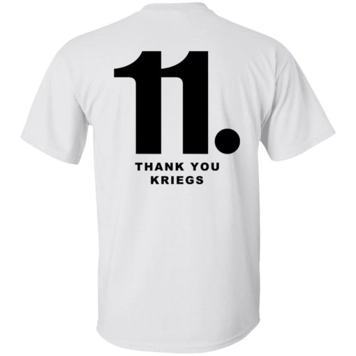 Ali Krieger Fan Club Thank You Kriegs Shirt