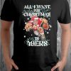 All I Want For Christmas Is San Francisco 49ers Mascot Titan Hat Santa Christmas Shirt