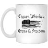 Jeremy Siers Cigars Whiskey Guns And Freedom Mug