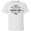 Merry Christmas Grammy and Pappy See You in 2024 Shirt