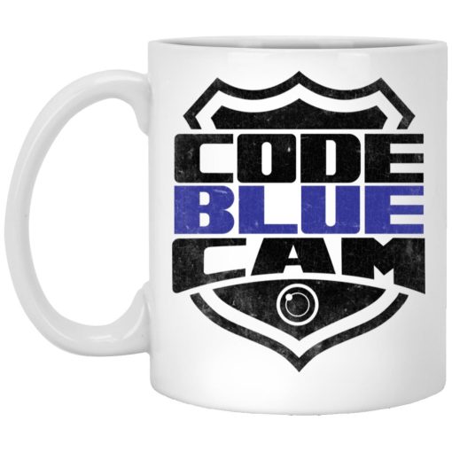 Code Blue Cam Badge Mug