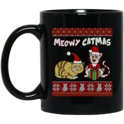 Leigh McNasty Meowdy Catmas Mug