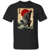 Vintage Japanese Godzilla Great Wave Poster Shirt