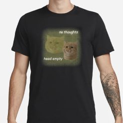 Cat No Thoughts Head Empty Shirt