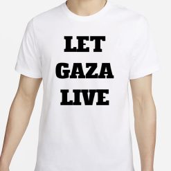 Medea Benjamin Wearing Let Gaza Live Shirt