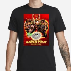 Xabi Alonso Bayer Leverkusen Meister Wir Sind Deutscher Meister 2024 T-Shirt