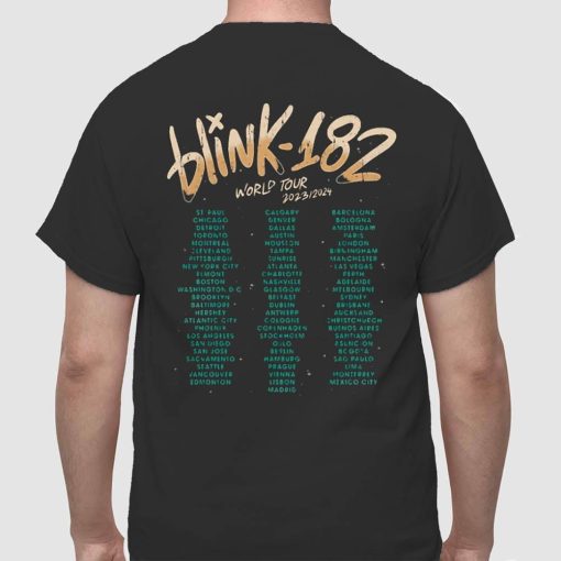 Blink 182 Smiley World Tour Shirt 4