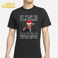 Donald Trump Christmas - All I Want For Christmas Is A New President Shirt
