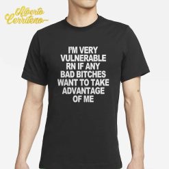 I'm Very Vulnerable Rn If Any Bad Witches Want To Take Advantage Of Me Shirt