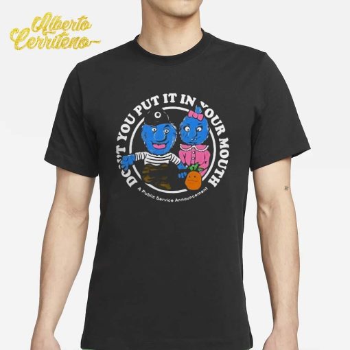 Official Retrontario Spring Fling Don't Put It In Your Mouth Shirt