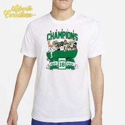 Boston Celtics World Champions Banner 18 Duckboat Shirt