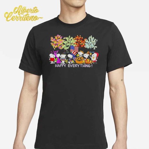 Happy Everything Snoopy And Friends Shirt