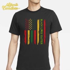 Juneteenth Black Lives Matter African-American Flag Shirt
