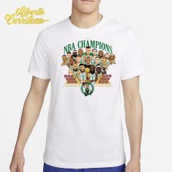 Luke Kornet Celtics Caricature Championship 2024 Shirt