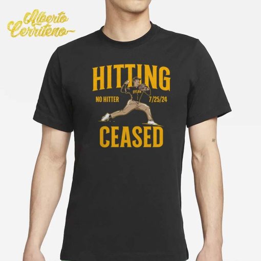 Dylan Cease No Hitter Hitting Ceased Shirt