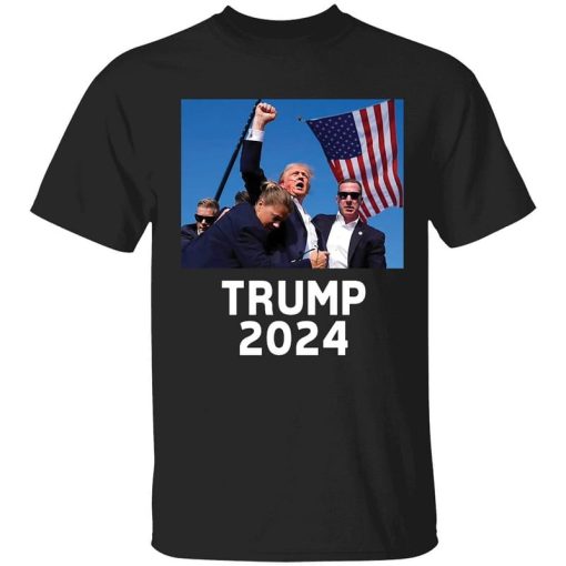 Trump Shot Assassination Attempt Trump 2024 Fist Raised Shirt