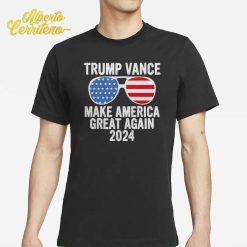 Trump Vance 2024 Make America Great Again Sunglasses Shirt