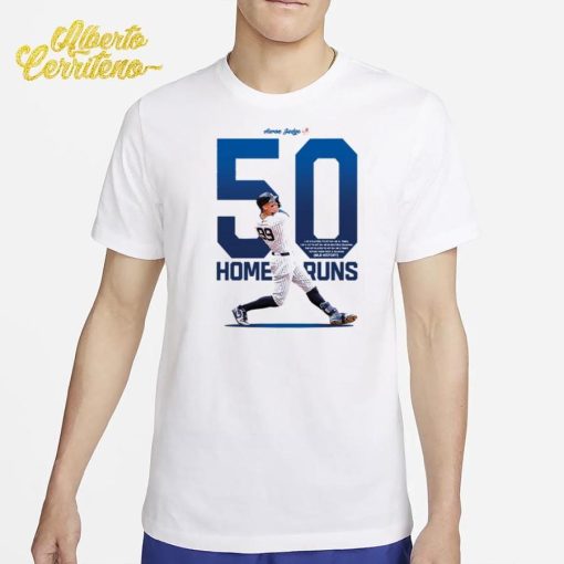 Aaron Judge 50 Home Runs Shirt