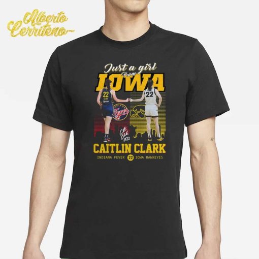 Caitlin Clark Just A Girl From Iowa Signature Shirt