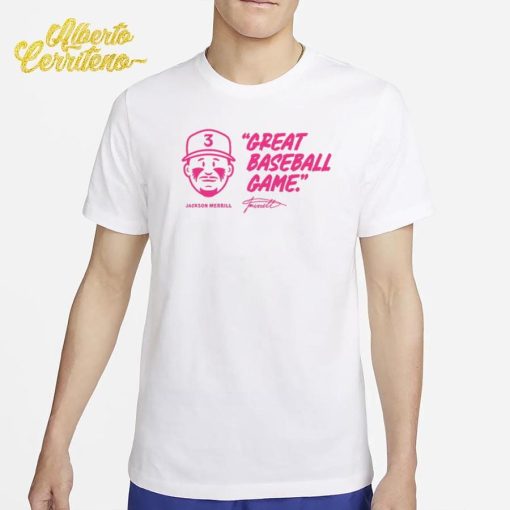 Jackson Merrill Great Baseball Game Shirt