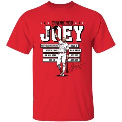 Thank You Joseph Daniel Joey Votto Resume Shirt