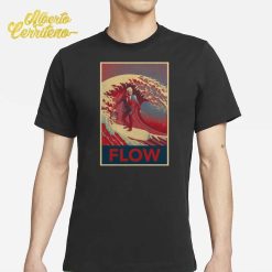 Tim Walz Flow Red Wave Shirt