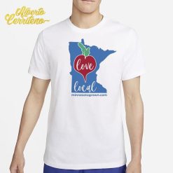 Tim Walz Wearing Love Local Beetroot Shirt