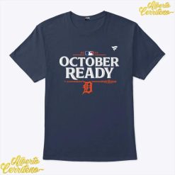 Detroit Tigers October Ready 2024 Mlb Postseason Logo Shirt