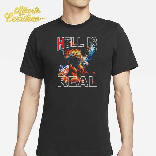 Fc Cincinnati Hell Is Real Firey Pursuit Shirt