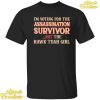 I'm Voting For The Assassination Survivor Not The Hawk Tuah Girl Shirt