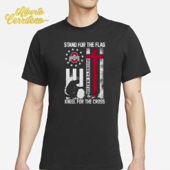 Ohio State Buckeyes Stand For The Flag Kneel For The Cross Buckeye Nation Shirt