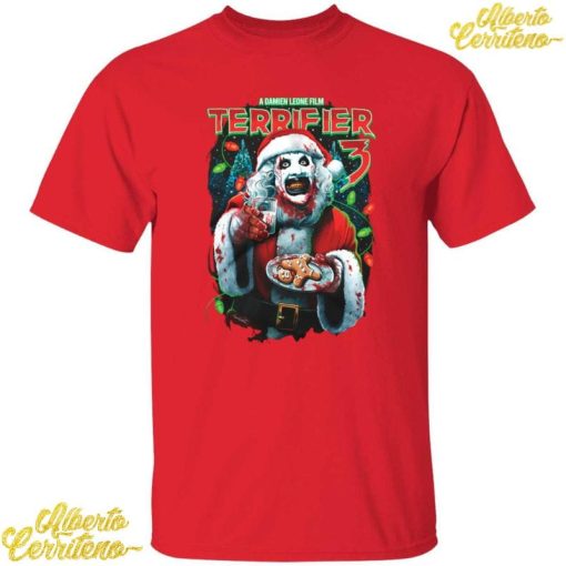 Terrifier 3 Christmas With Milk And Carnage Shirt