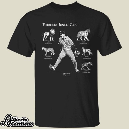 Ferocious Jungle Cats Luke Weaver Shirt