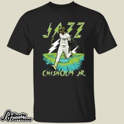 Jazz Chisholm Jr New York Yankees Player Lightning Shirt