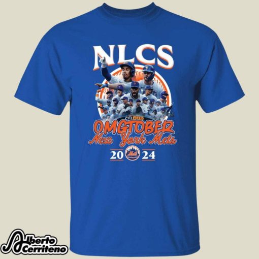 NLCS 2024 OMGTOBER New York Mets Team Shirt