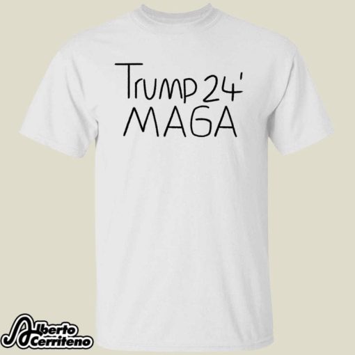 Texas Tech Kicker Reese Burkhardt Trump 24 MAGA Shirt