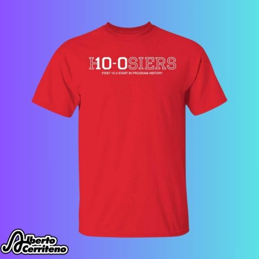 10-0 Hoosiers First 10-0 Start In Program History Shirt