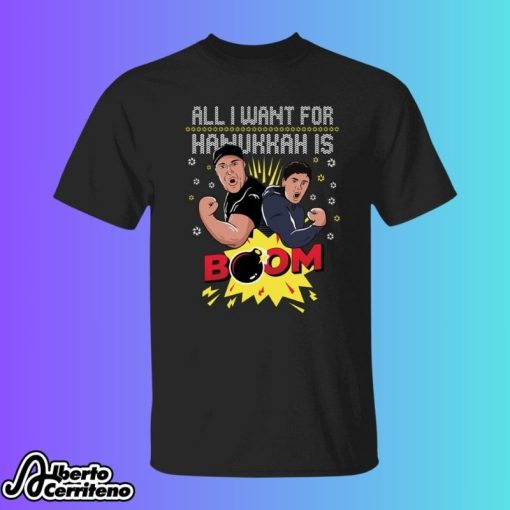 All I Want For Hanukkah Is Boom Christmas Shirt