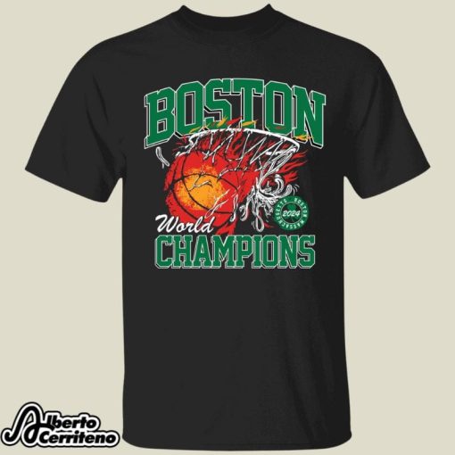 Boston Celtics Basketball World Champions 2024 Shirt