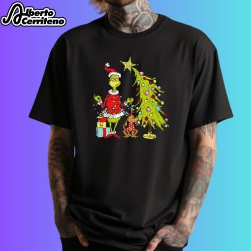 Grinch Christmas Tree Shirt